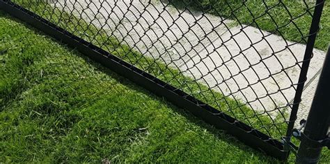 chain link fence bottom guard