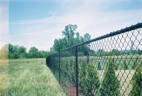 chain link fence colors