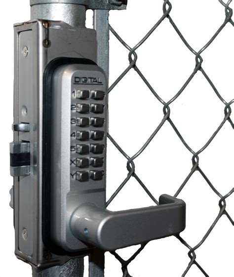 chain link fence gate locks