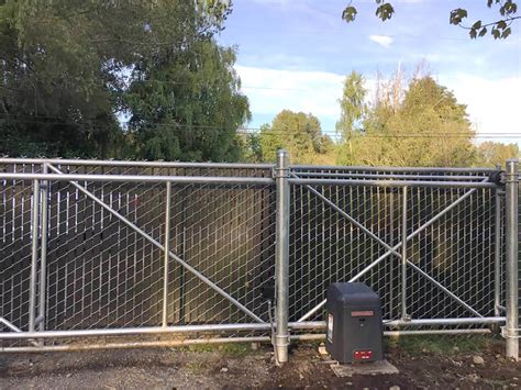 chain link fence gate opener