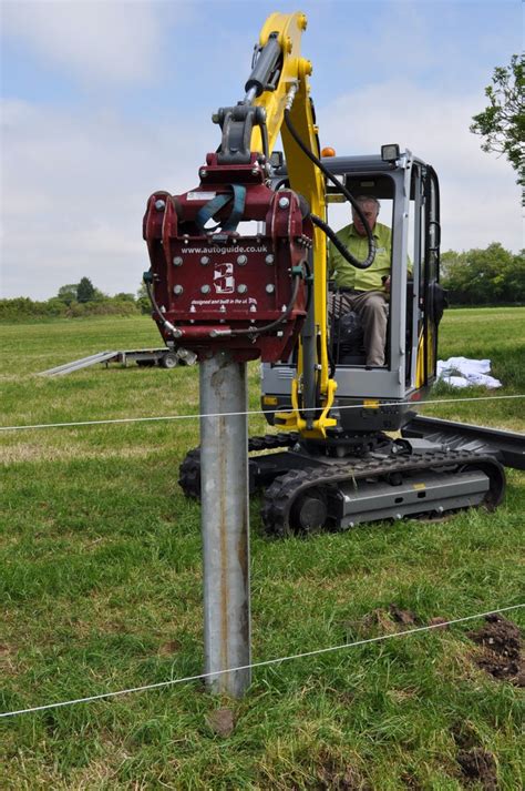 chain link fence post driver