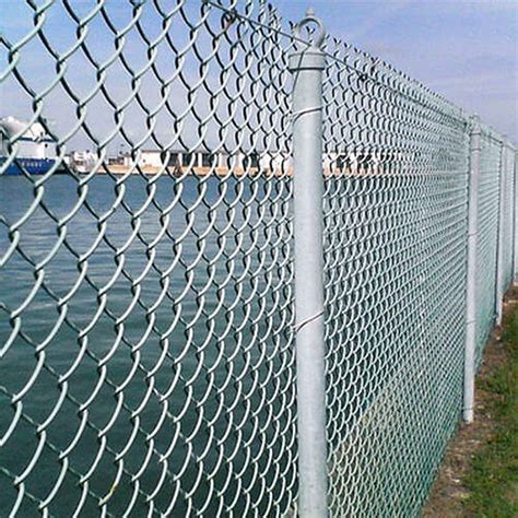 chain link fence with mesh