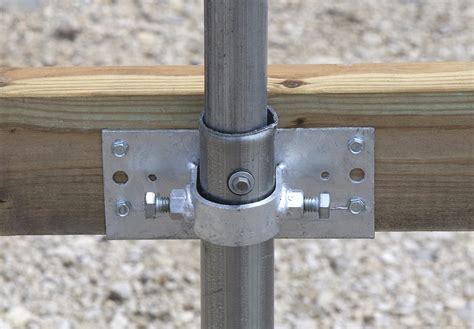 chain link fence wood adapter