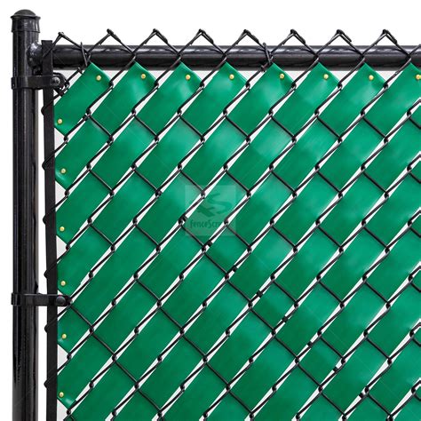 chain link fencing with slats