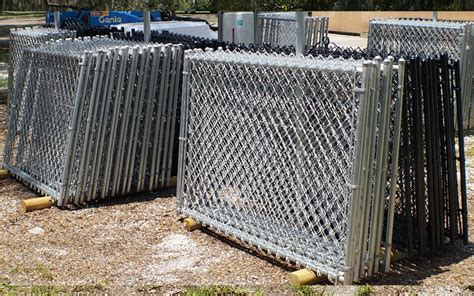 chain linked fence panels