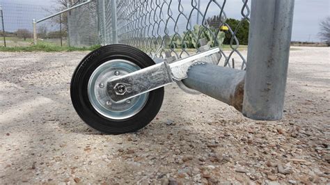 gate wheels for chain link fence