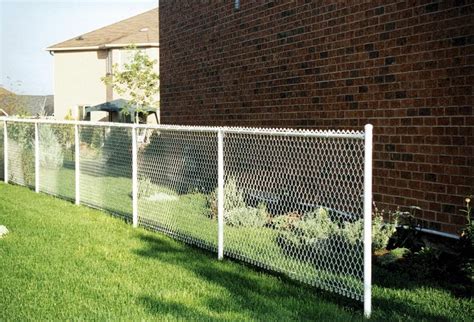 white chain link fence